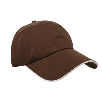 Constructed Sandwich Peak Cap w/"Comfort Fit"