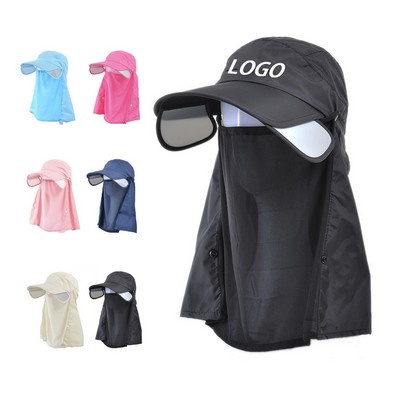 UPF 50+ Mesh Wide Brim Fishing Hat